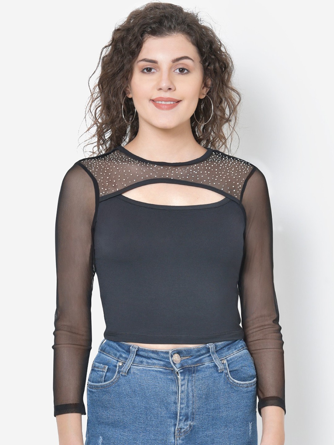 

Martini Women Black Solid Top