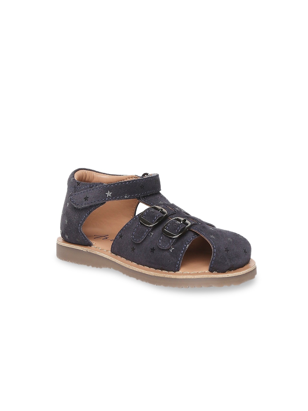 

Aria Nica Boys Navy Blue Leather Comfort Sandals