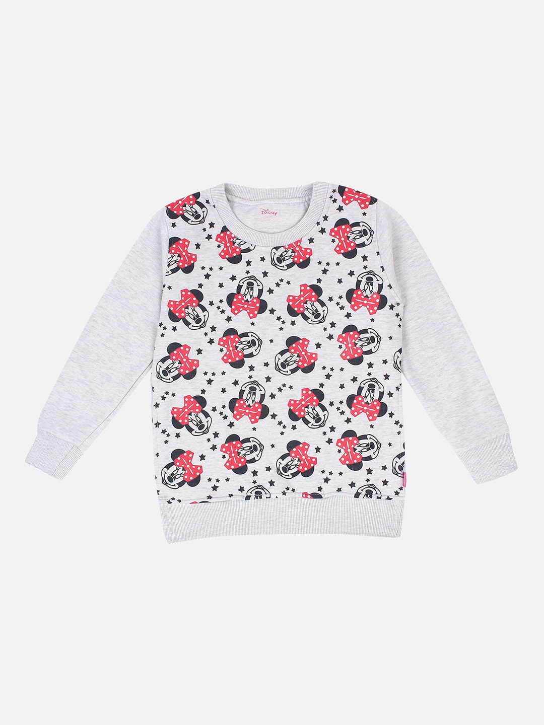 

PROTEENS Girls Minnie Mouse Printed Sweatshirt, Grey