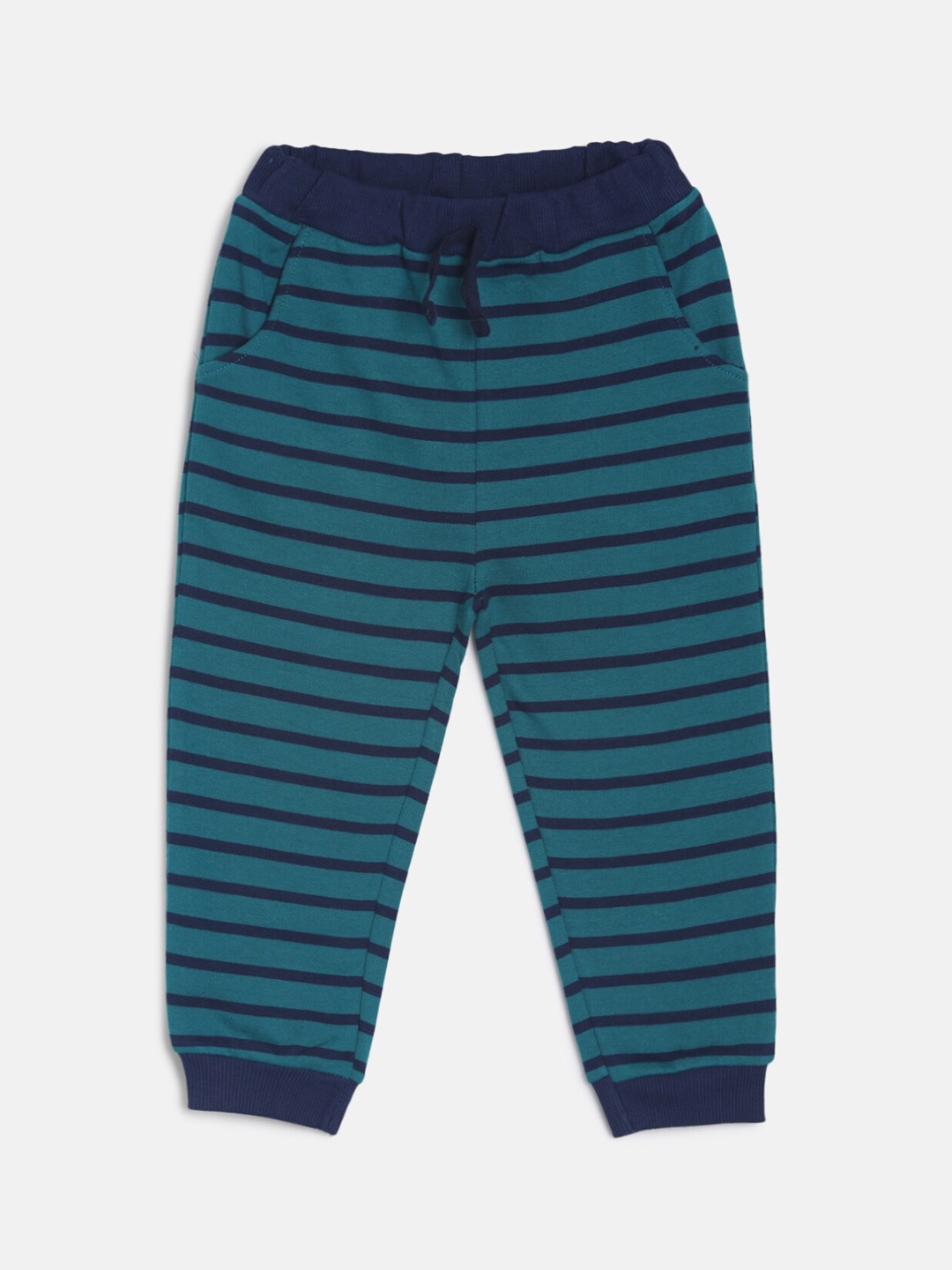 

MINI KLUB Boys Blue Striped Joggers