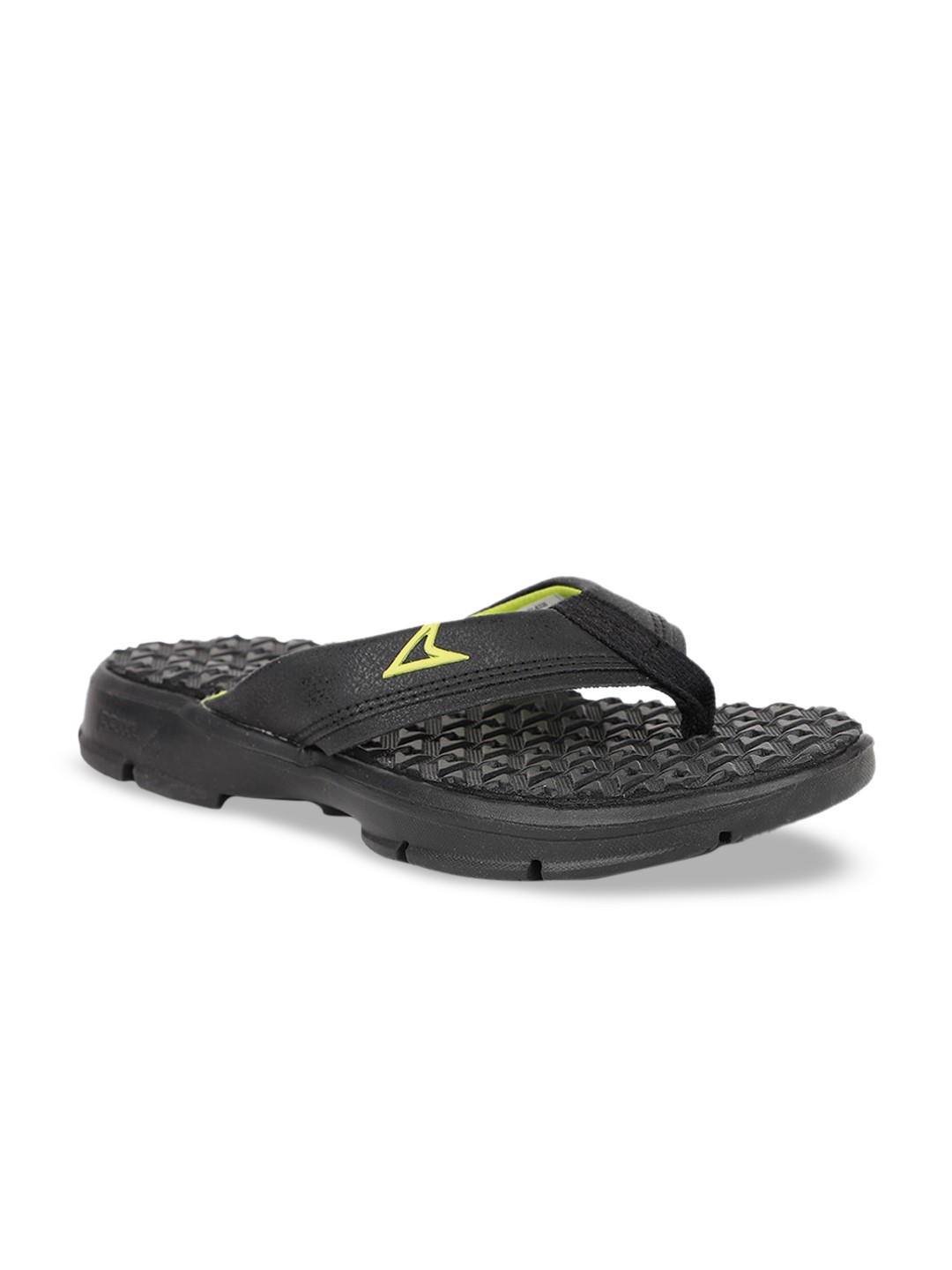 

Bata Boys Black Self Design Thong Flip-Flops