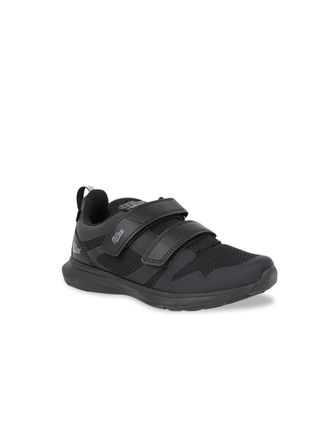 

Bata Boys Black Solid Sneakers