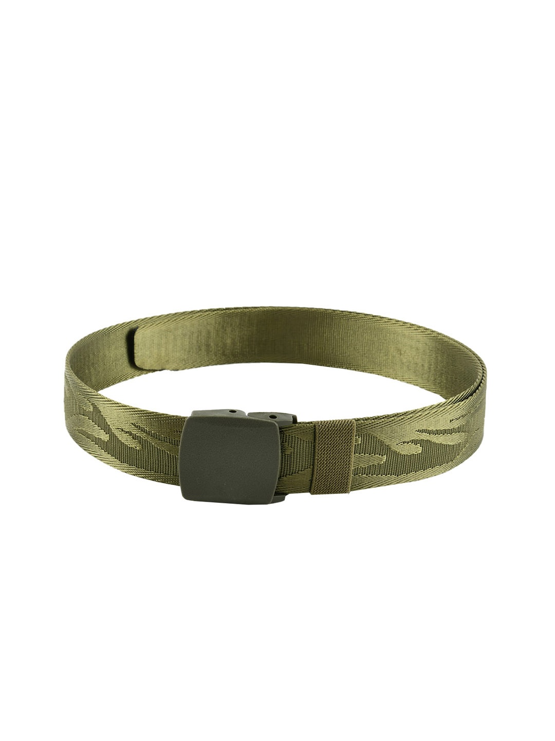 

Kastner Men Green Woven Design Belt