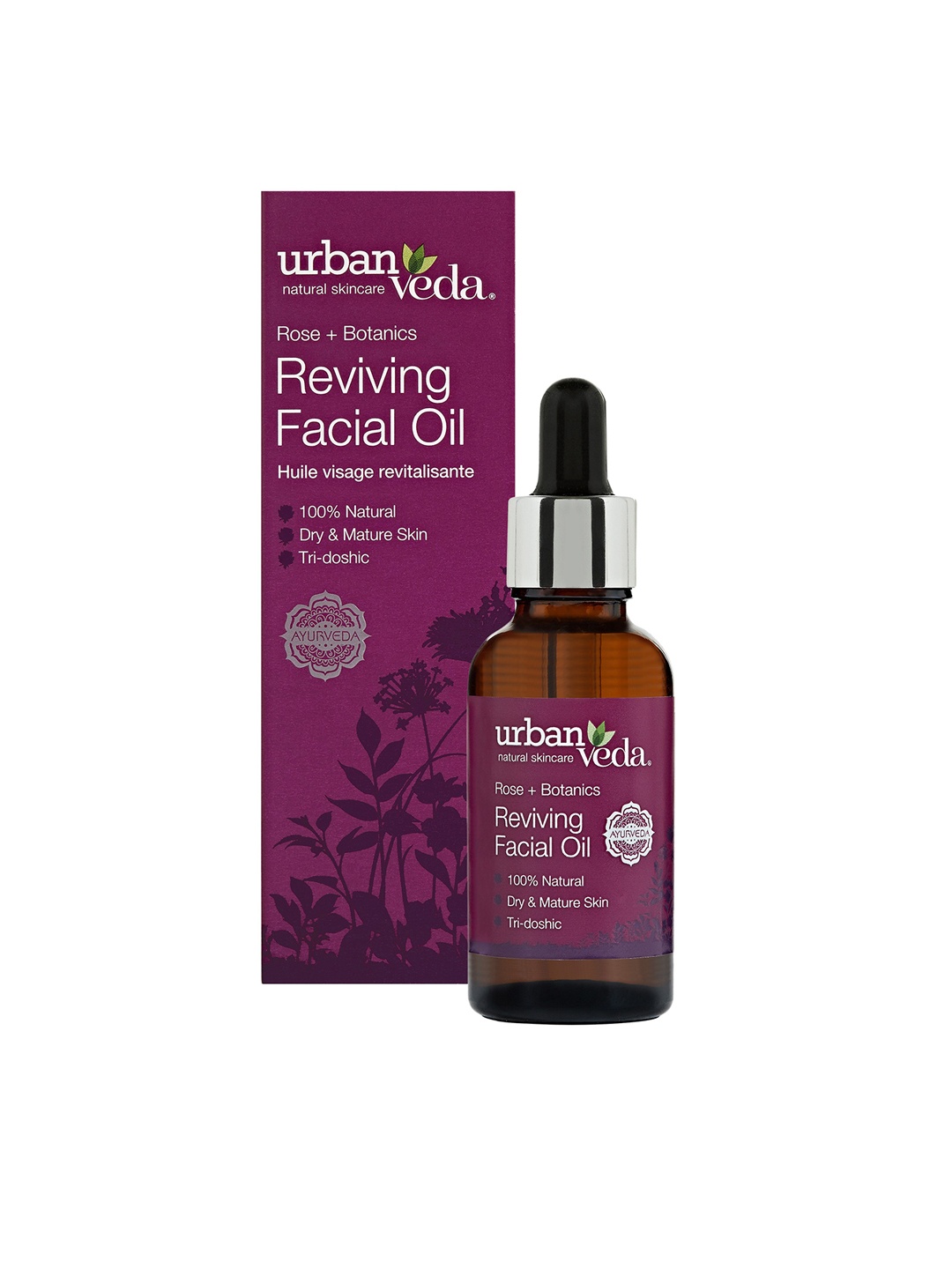

Urban Veda Women Reviving Rose Facial Oil 30 ml, Purple