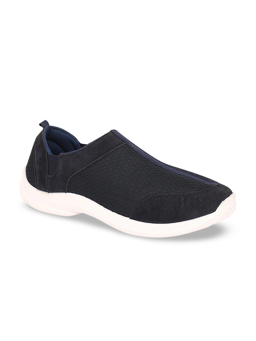 

Bata Men Navy Blue Slip-On Sneakers