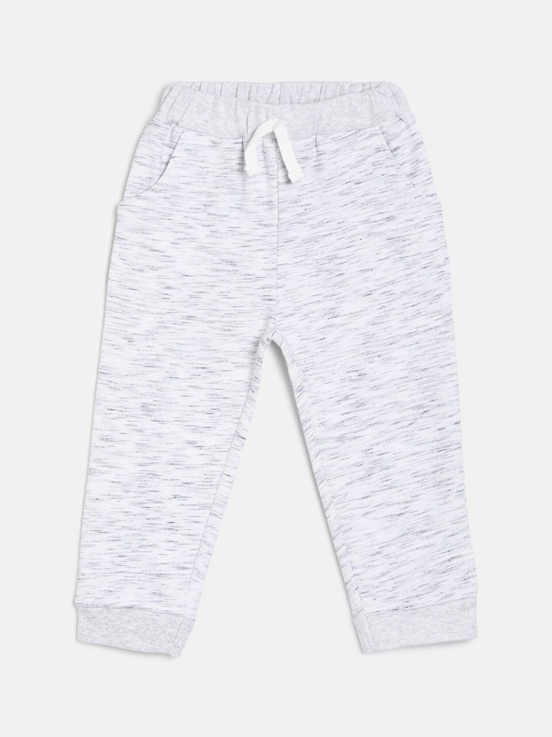 

MINI KLUB Boys Grey Melange Solid Joggers