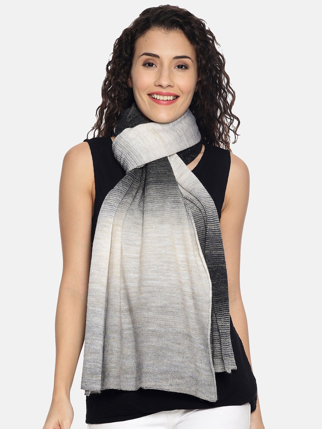 

513 Dyed Acrylic Stole, Black