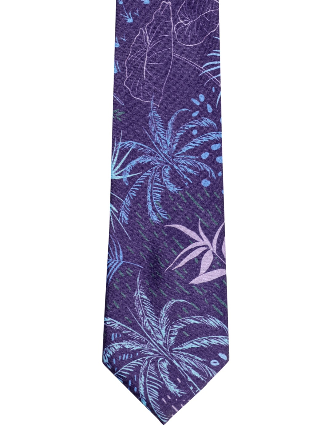 Tossido Men Purple Printed Broad Tie