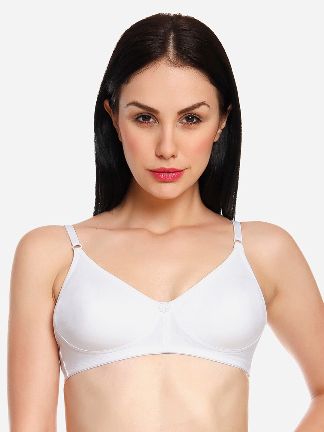

Innocence White Solid Non-Wired Non Padded Everyday Bra BBAPLIN36477_28B