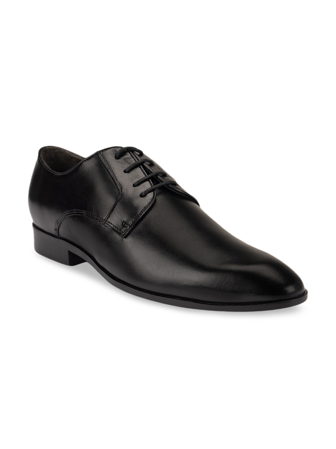 

ROSSO BRUNELLO Men Black Leather Formal Shoes