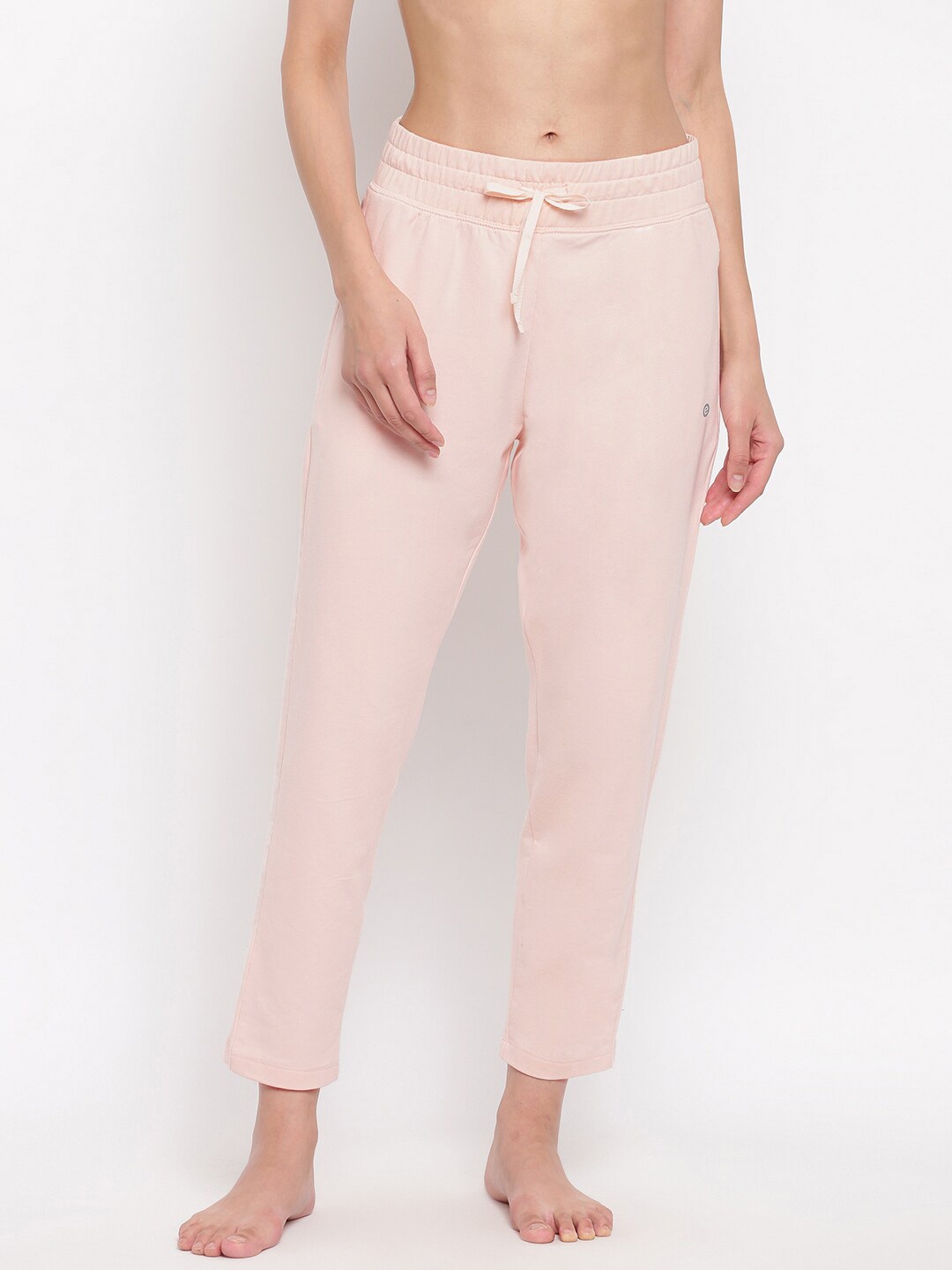 

Enamor Women Pink Slim Fit Relax Lounge Pants