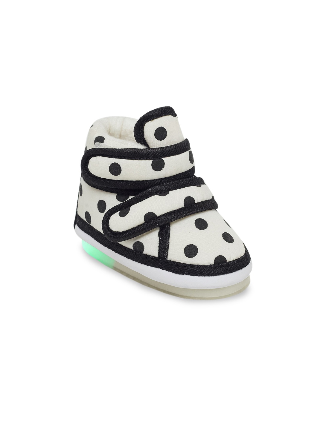 

CHiU Unisex Kids White Slip-On Sneakers With LED Light & Music Sound
