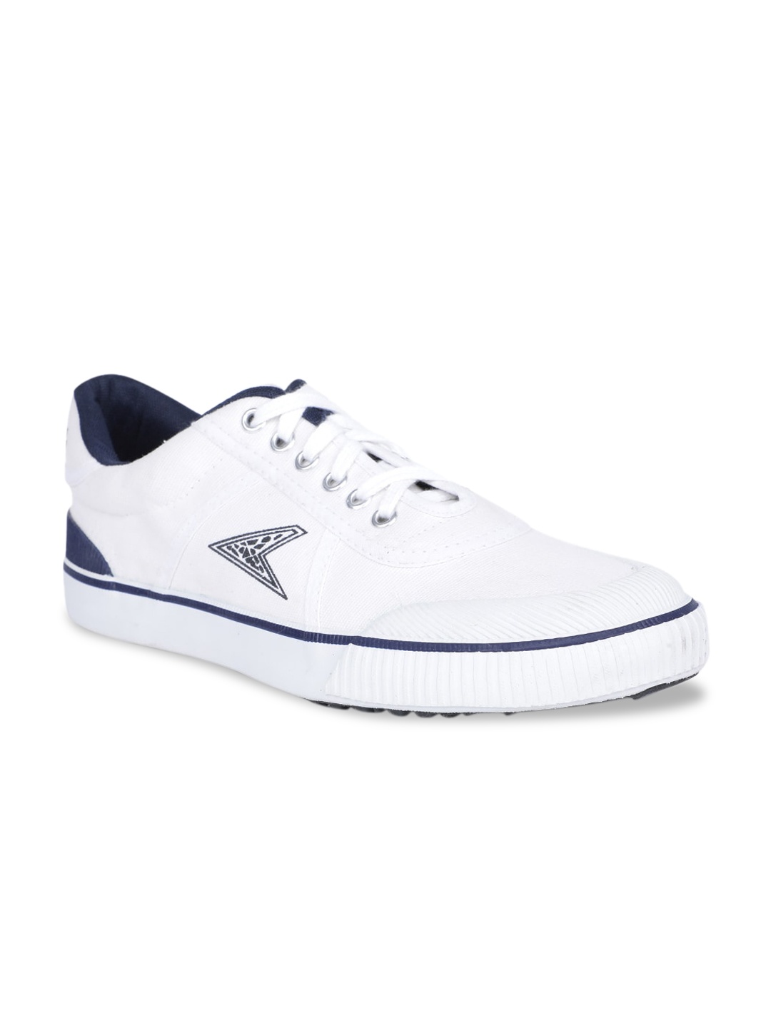 

Bata Men White Solid Sneakers
