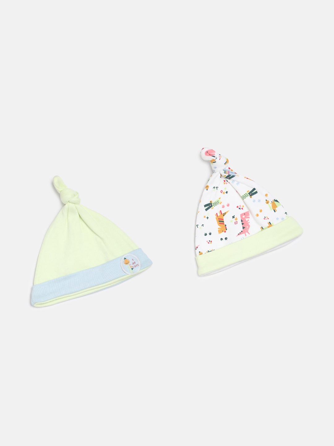 

MINI KLUB Boys Pack Of 2 Multicoloured Printed Beanie, Multi