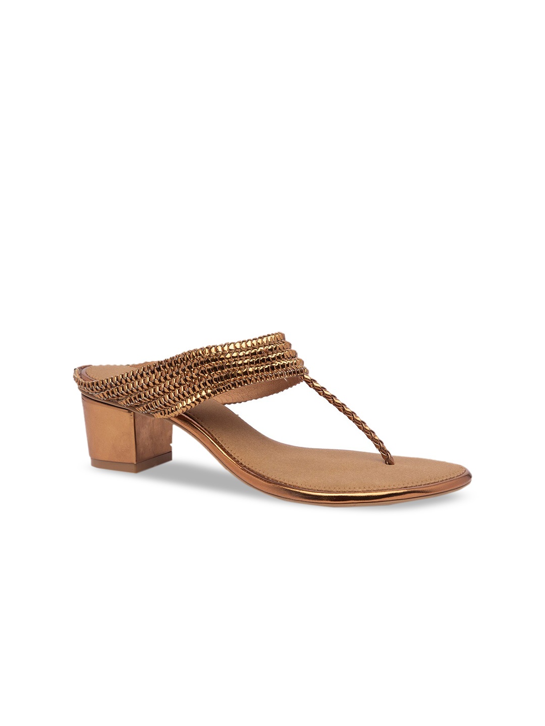 

Inc 5 Women Gold-Toned Embellished Heels