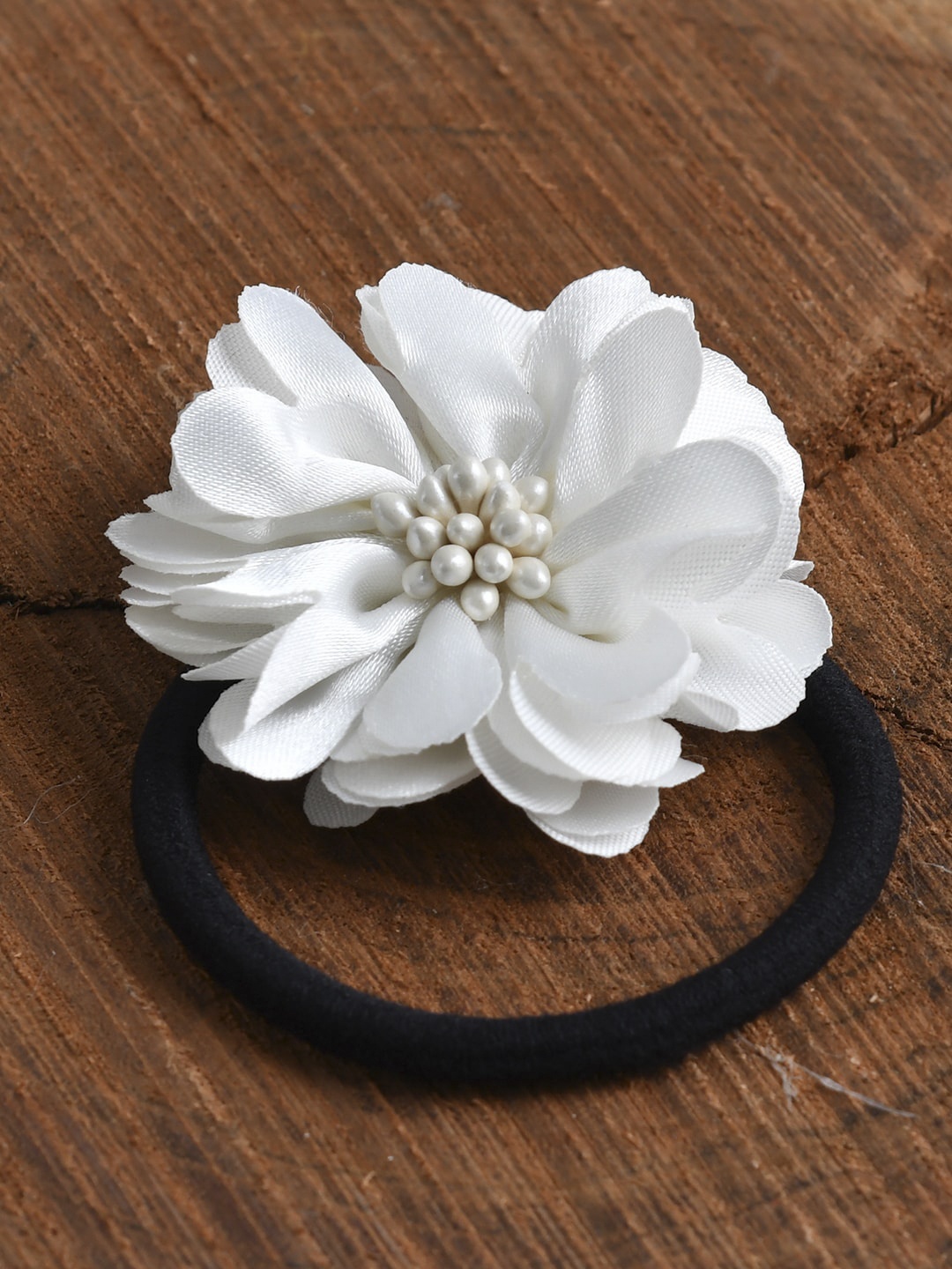 

FUNKRAFTS Girls Pack of 3 Black & White Ponytail Holder