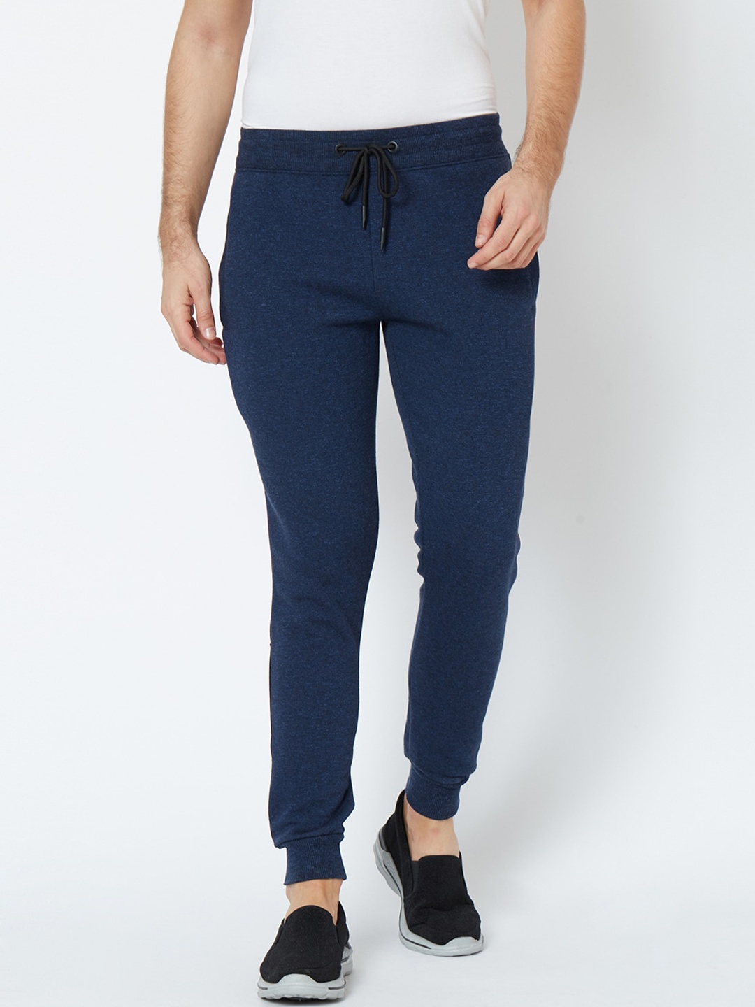 

Sweet Dreams Men Navy Blue Solid Joggers