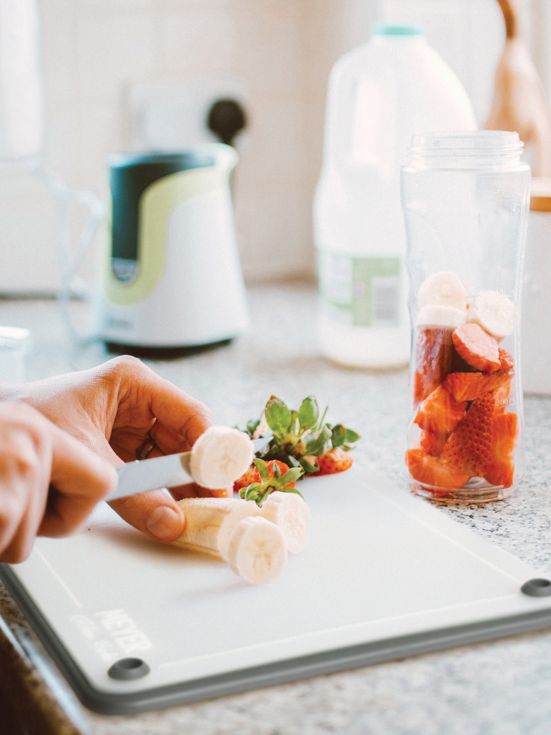 

MEYER White Kitchen Hacks Multi Purpose Chopping Board