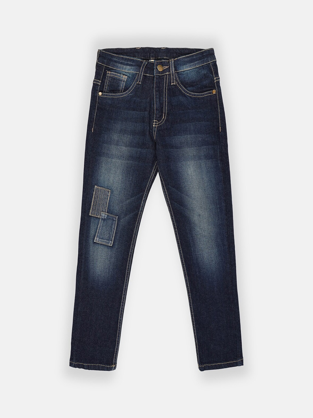 

Instafab Boys Blue Regular Fit Mid-Rise Clean Look Jeans