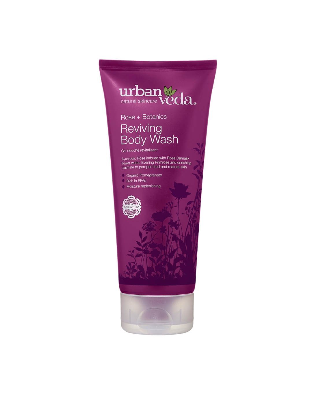 Urban Veda Women Reviving Rose Body Wash 200ml, White