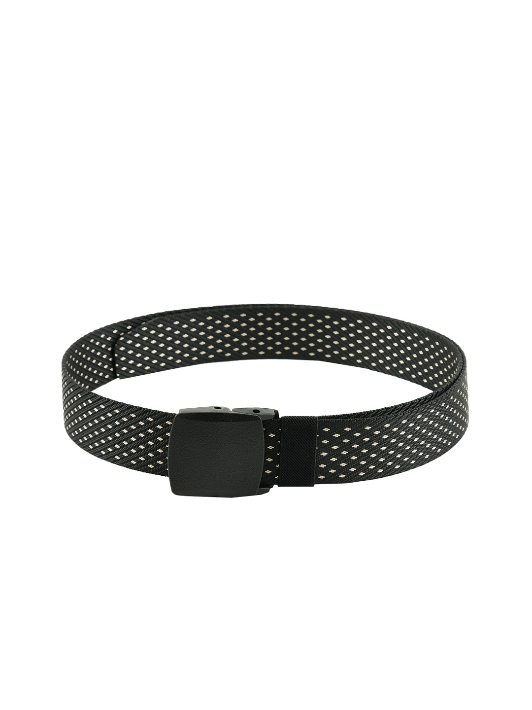 

Kastner Men Black & Beige Textured Belt
