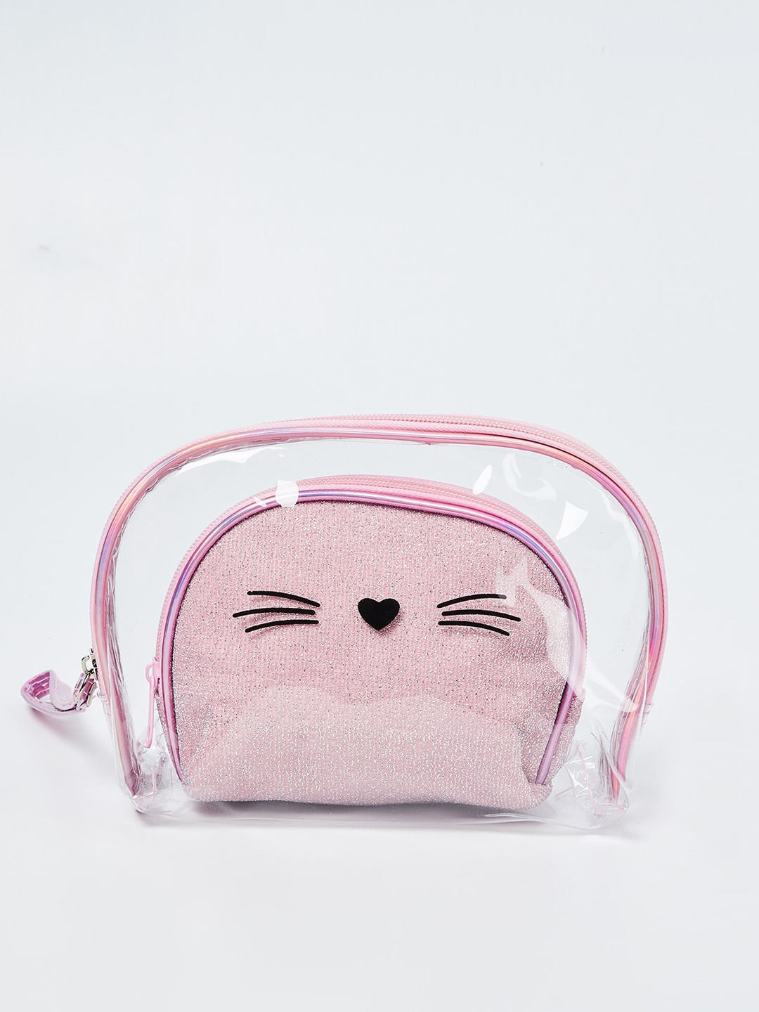

Ginger by Lifestyle Women Pink Set Of 2 Toiletry Kits