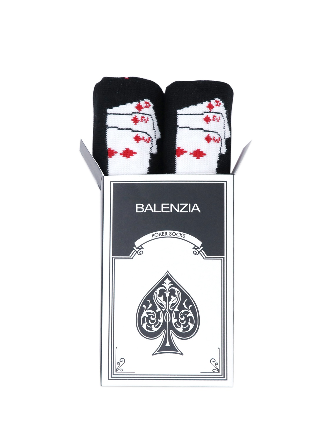 

Balenzia Women Multicolored Special Edition Poker Ankle-Length Socks, Multi