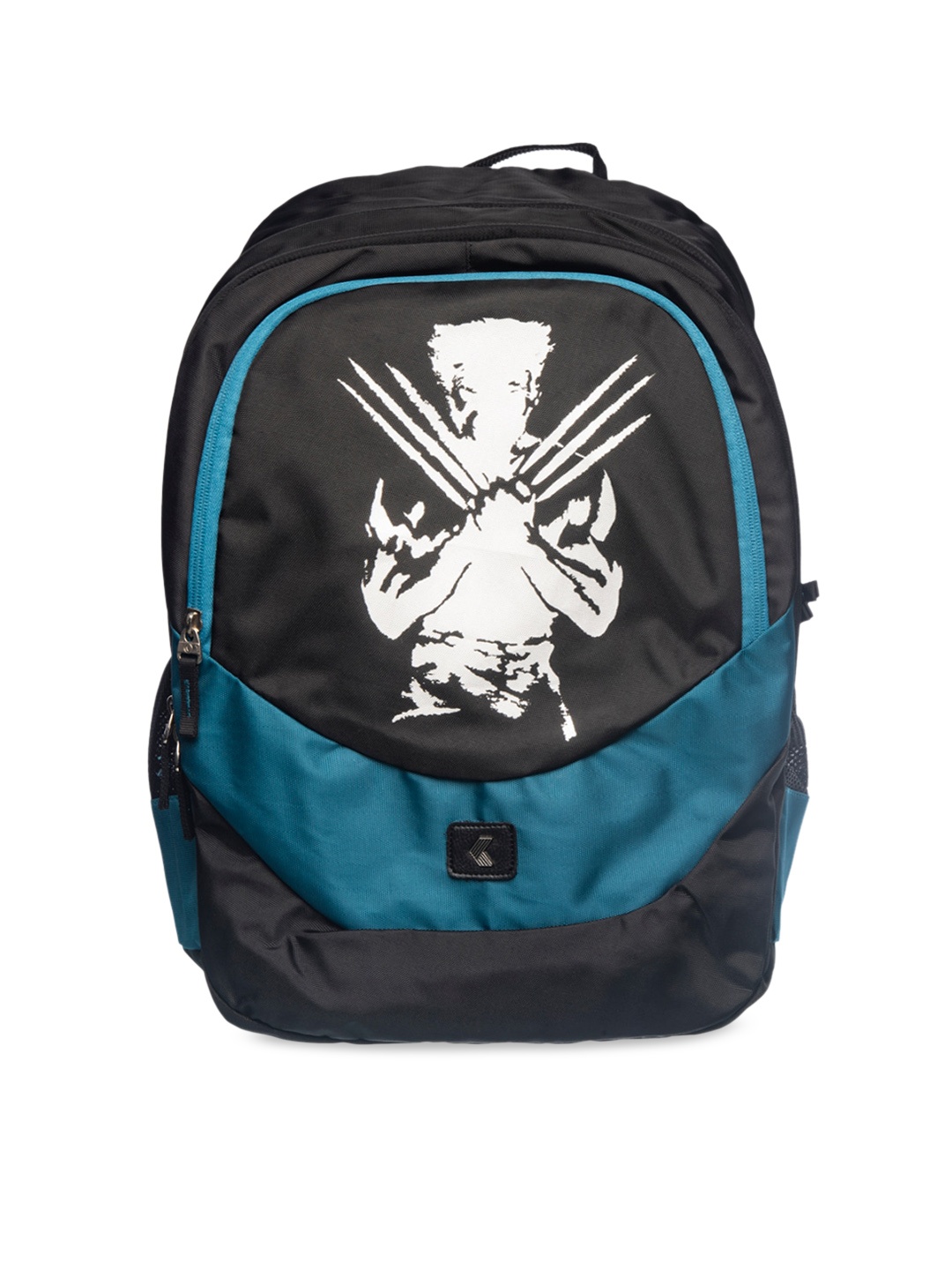 

Khadims Boys Black & Blue Graphic Backpack