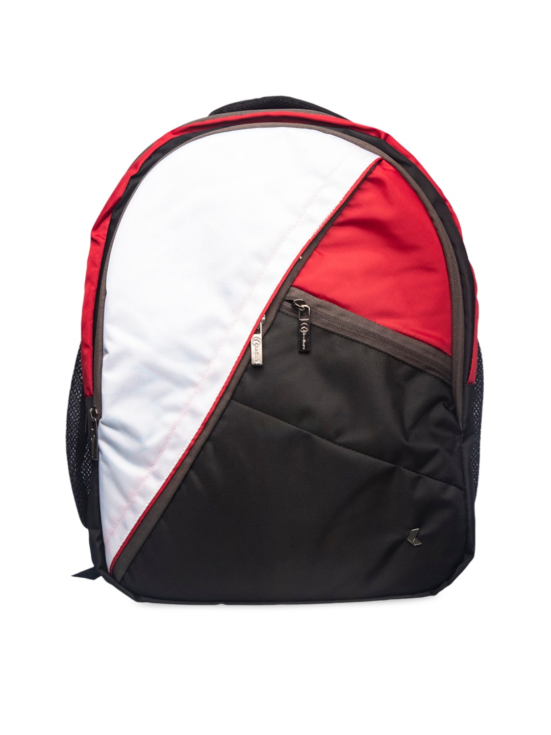 

Khadims Boys Red & Black Colourblocked Backpack