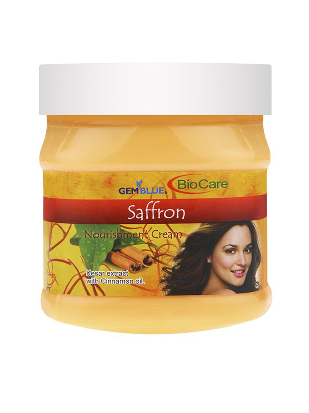 

GEMBLUE BioCare Saffron Nourishment Face & Body Cream 500ml, Orange