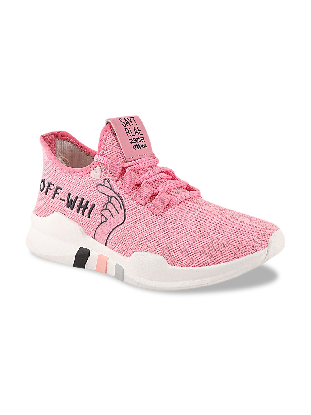 

Shoetopia Girls Pink Sneakers