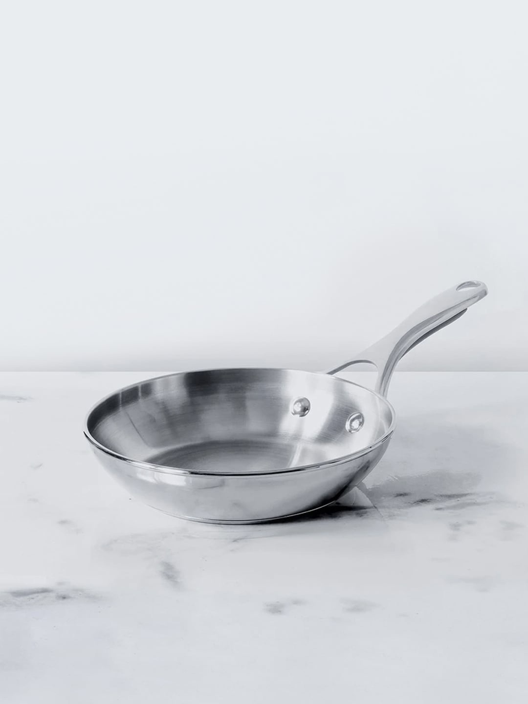 

MEYER Silver-Toned Select Stainless Steel Induction & Gas Compatible 20cm Frypan