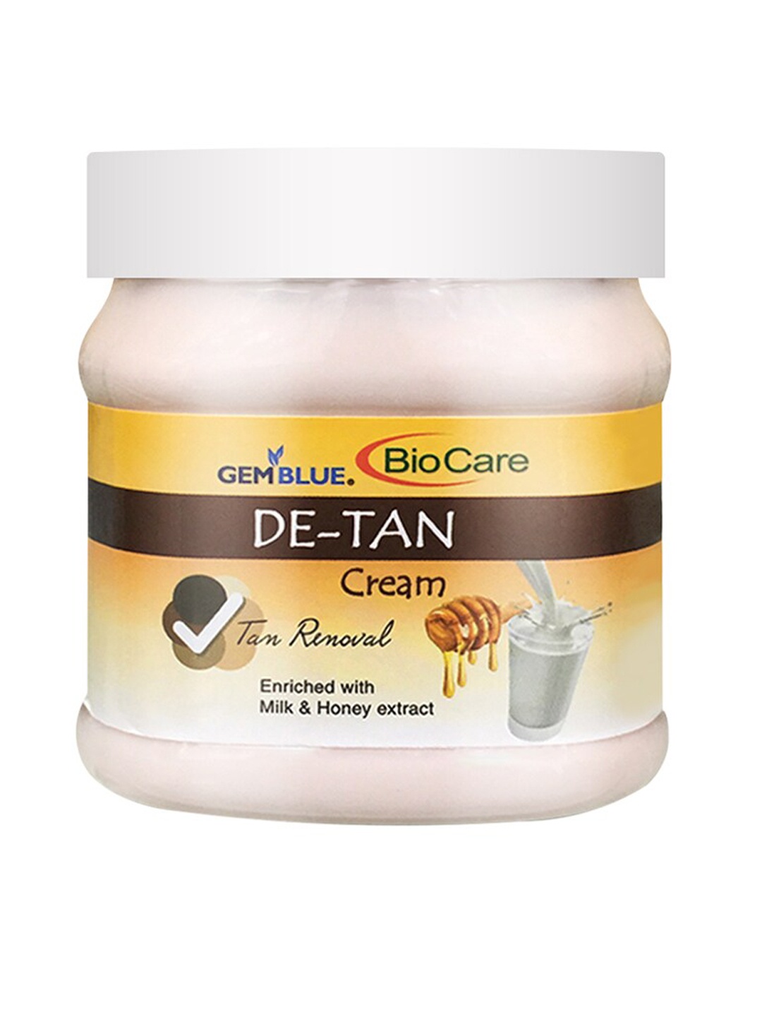 

GEMBLUE BioCare Unisex De-tan Cream 500 ml, Brown
