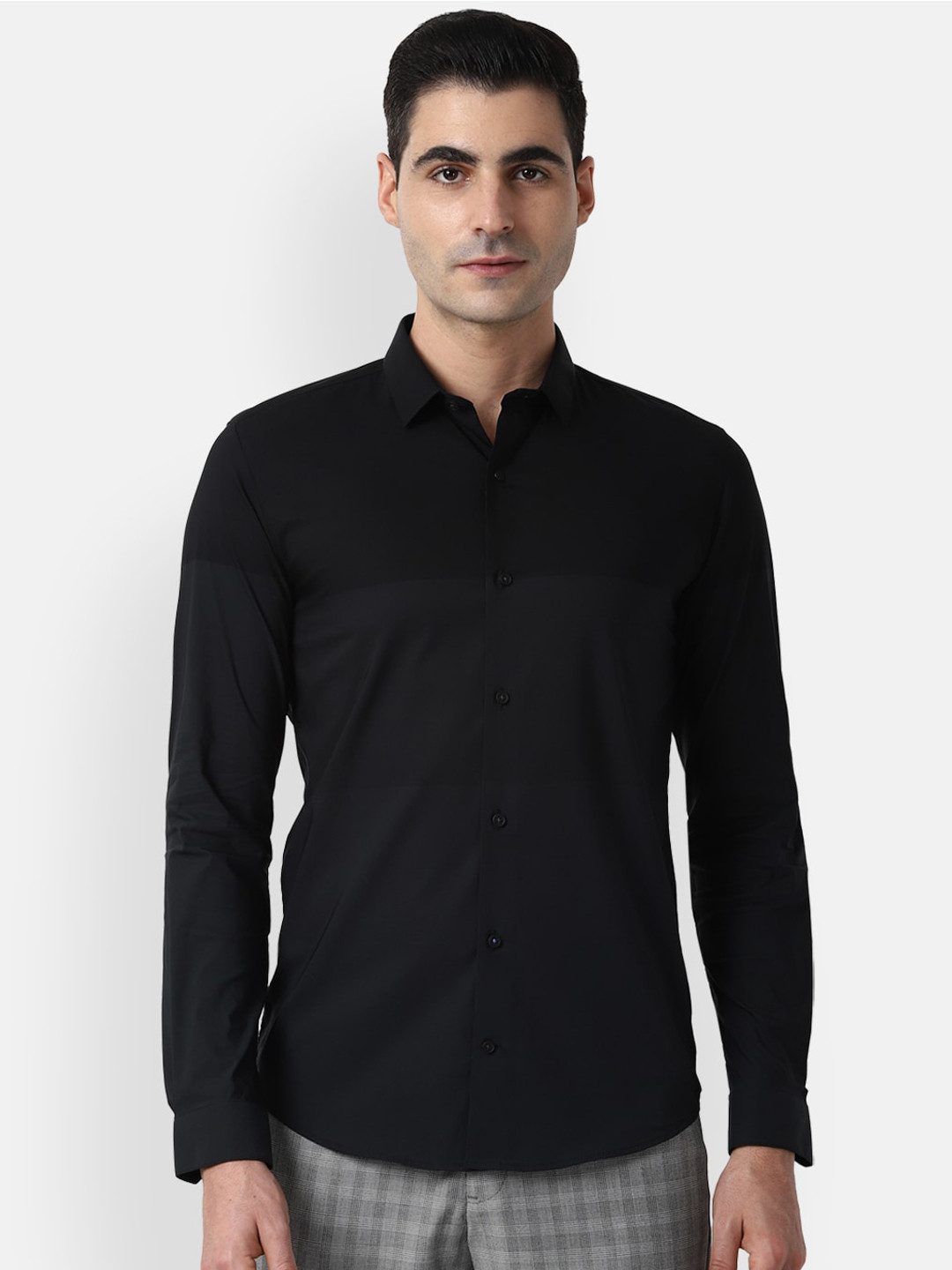 

Louis Philippe Sport Men Black Slim Fit Solid Casual Shirt
