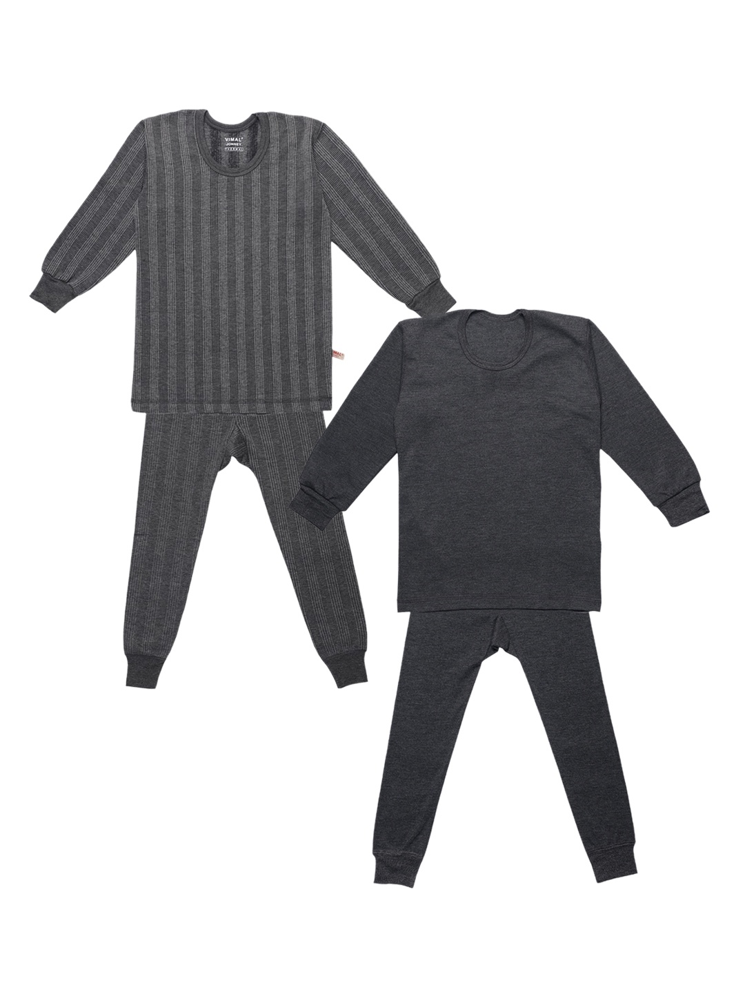 

MACK JONNEY Kids Pack Of 2 Grey Thermal Sets