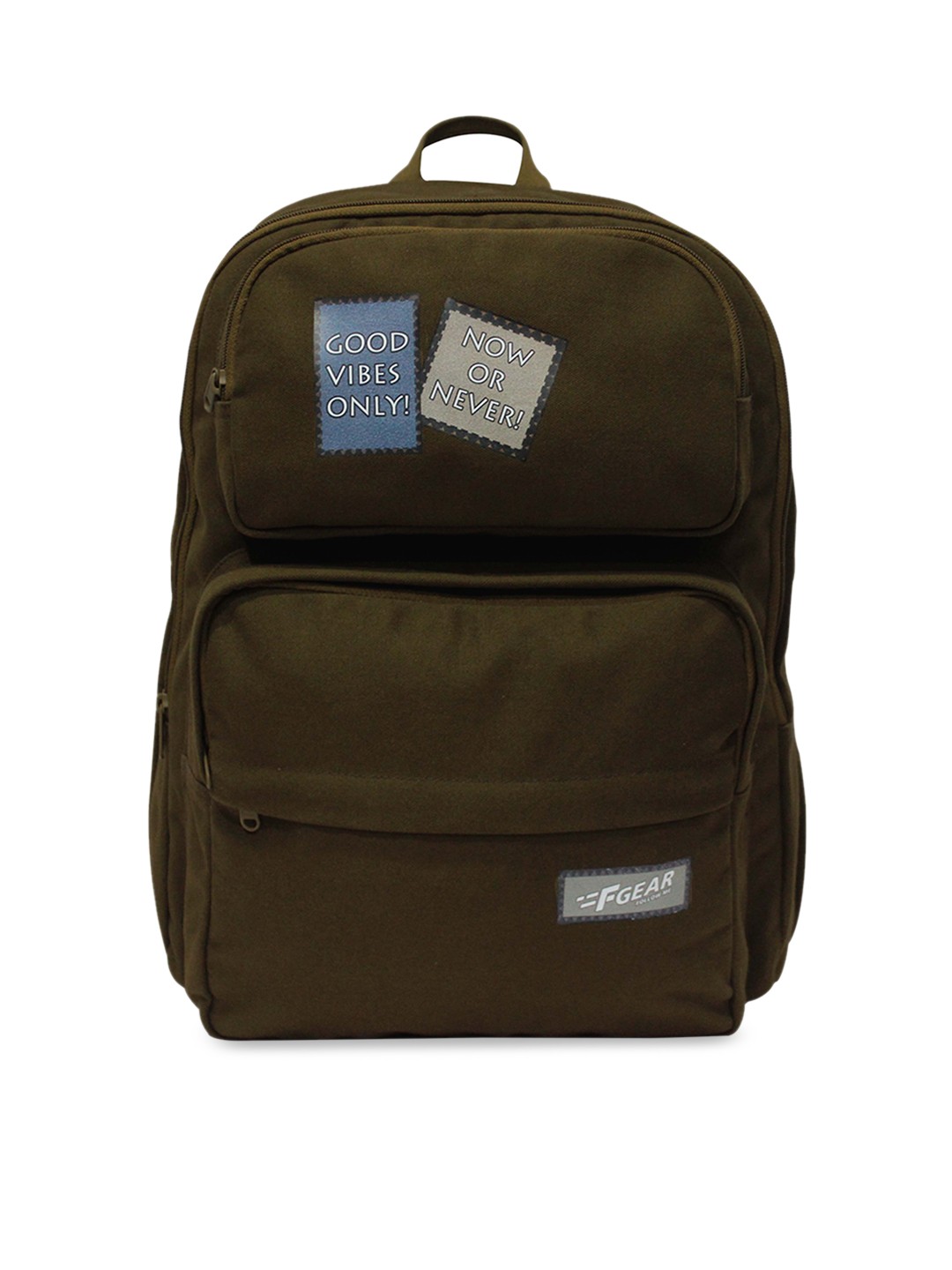 

F Gear Unisex Olive Green Solid Backpack