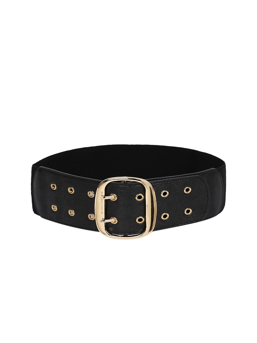 

CRUSSET Women Black Textured Belt