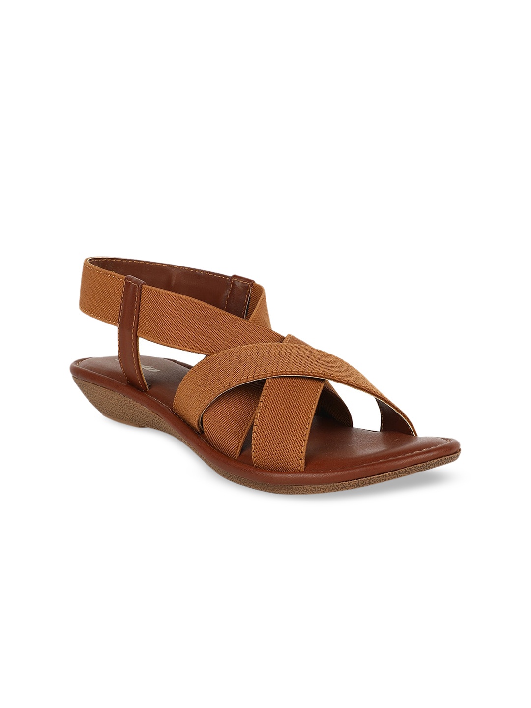 

Bata Women Brown Textured Wedges