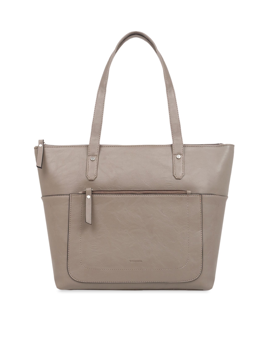 

Toteteca Beige Solid Shoulder Bag