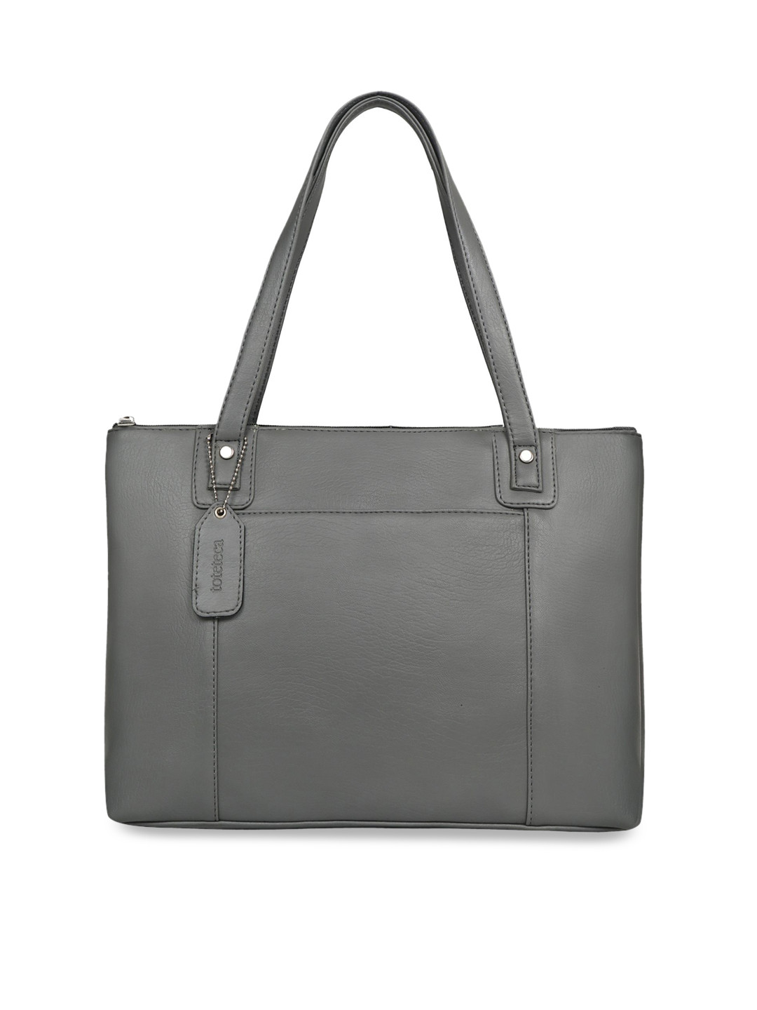 

Toteteca Grey Solid Shoulder Bag