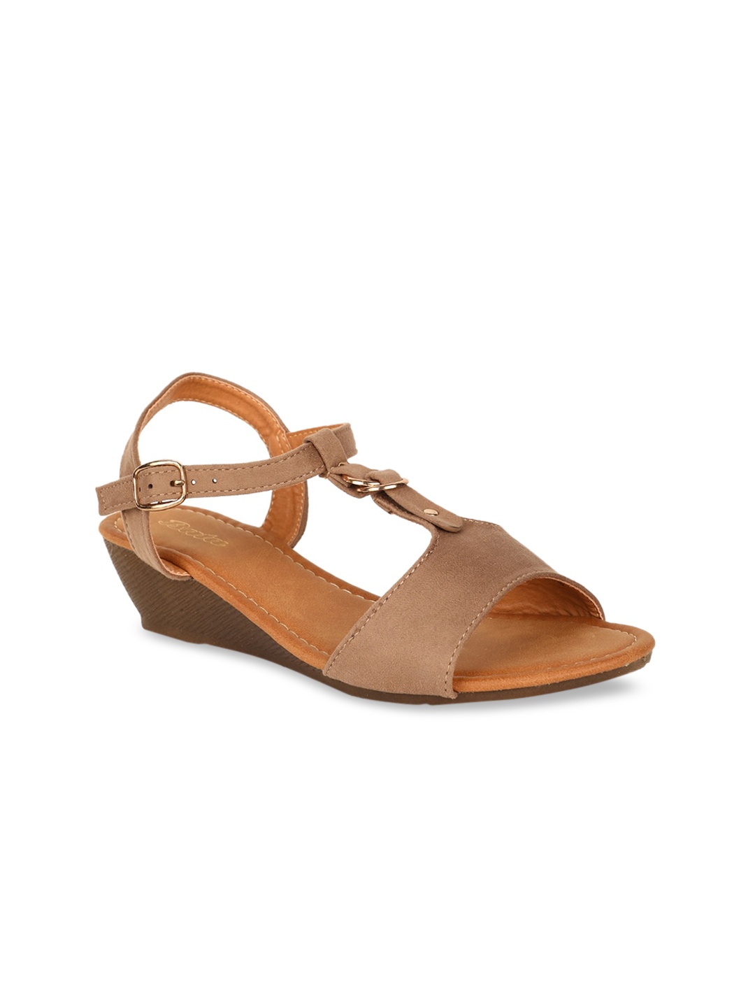 Bata Women Brown Solid Wedges