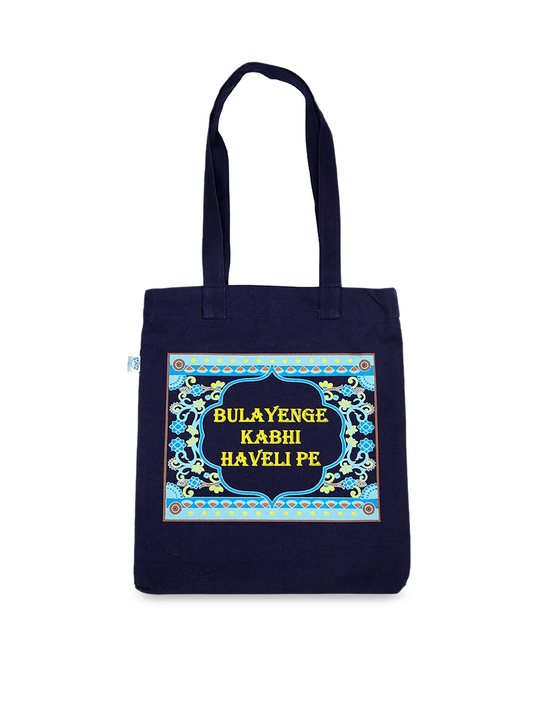 

Voylla Blue Printed Tote Bag