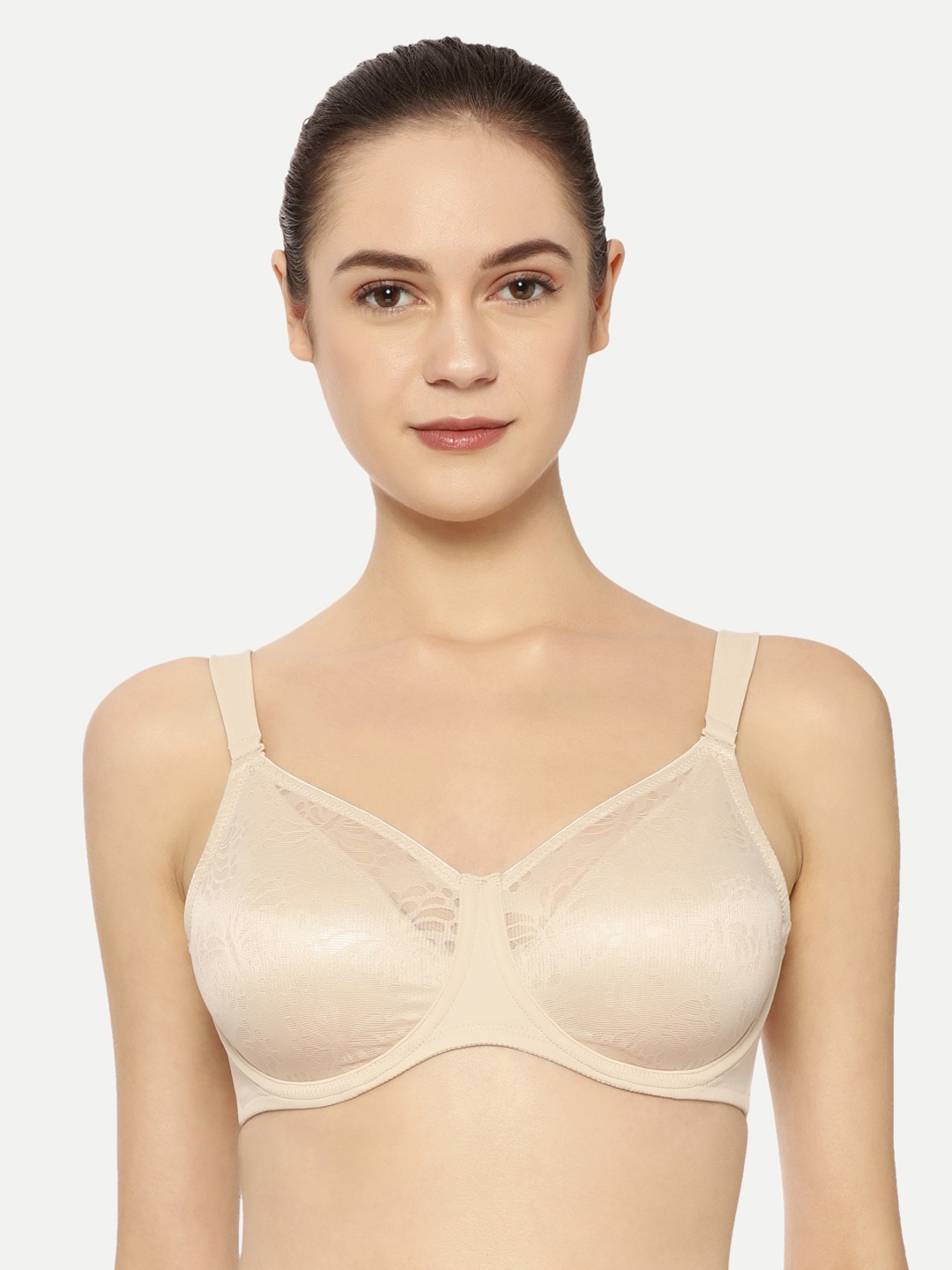 

Triumph Minimizer 112 Non Padded Wired Seamless Minimizer Bra, Beige