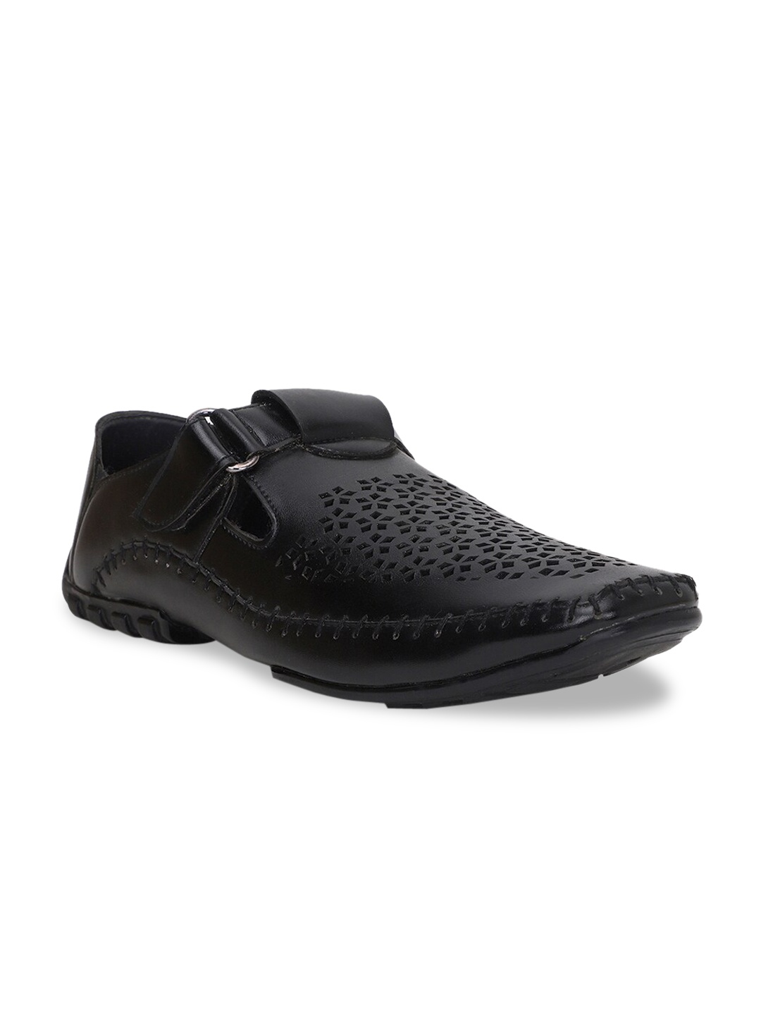 Bata Men Black Sandals
