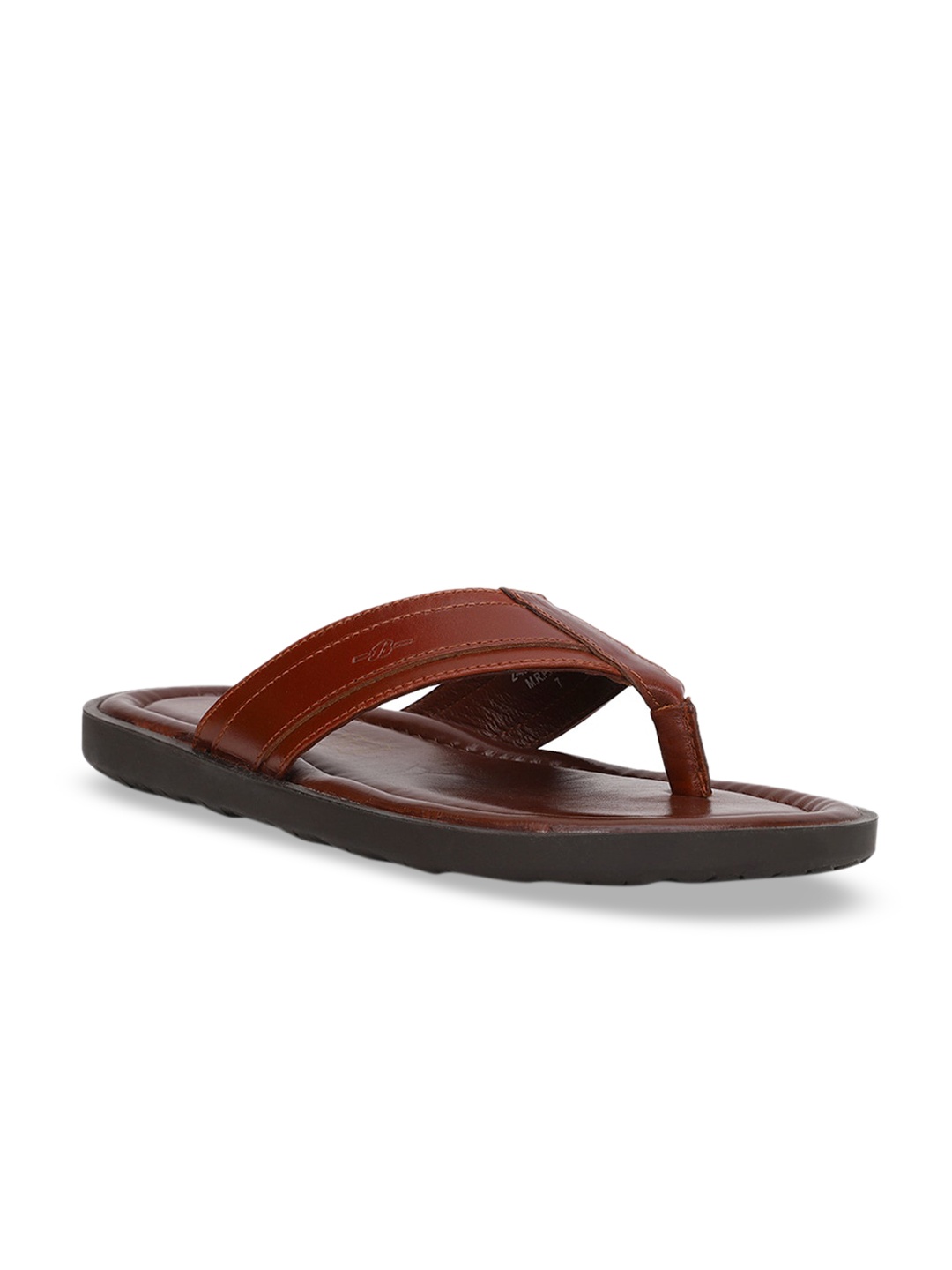 

Bata Men Brown Leather Comfort Sandals