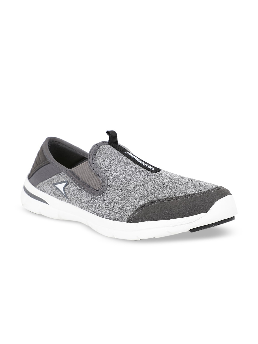 Bata Boys Grey Woven Design Sneakers