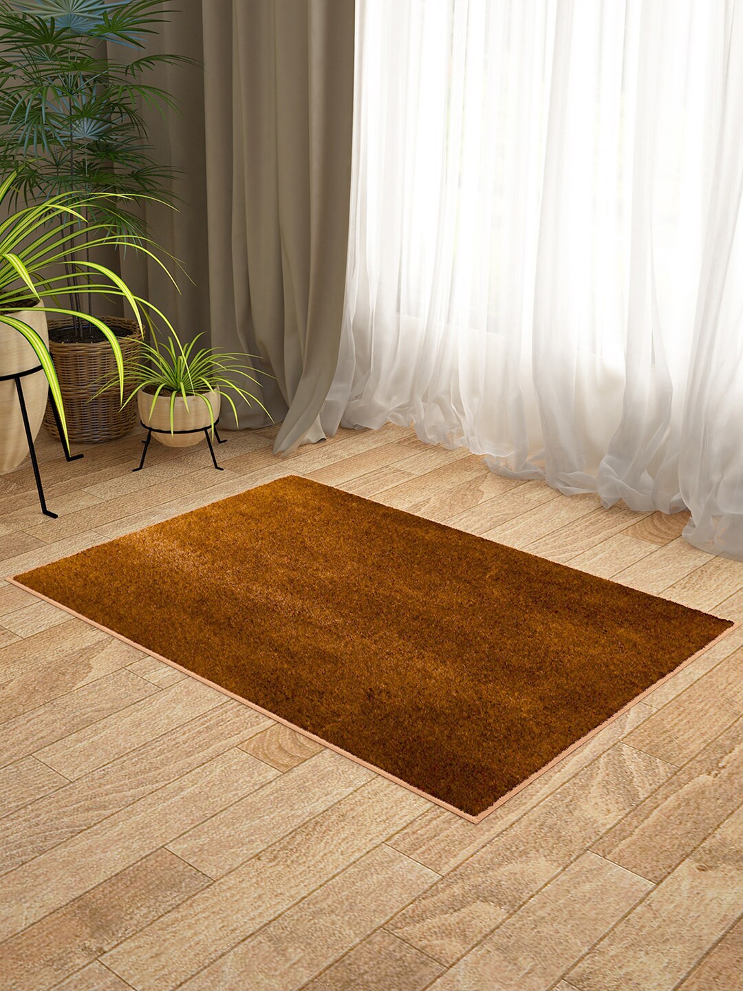 

Story@home Unisex Brown Solid Doormats