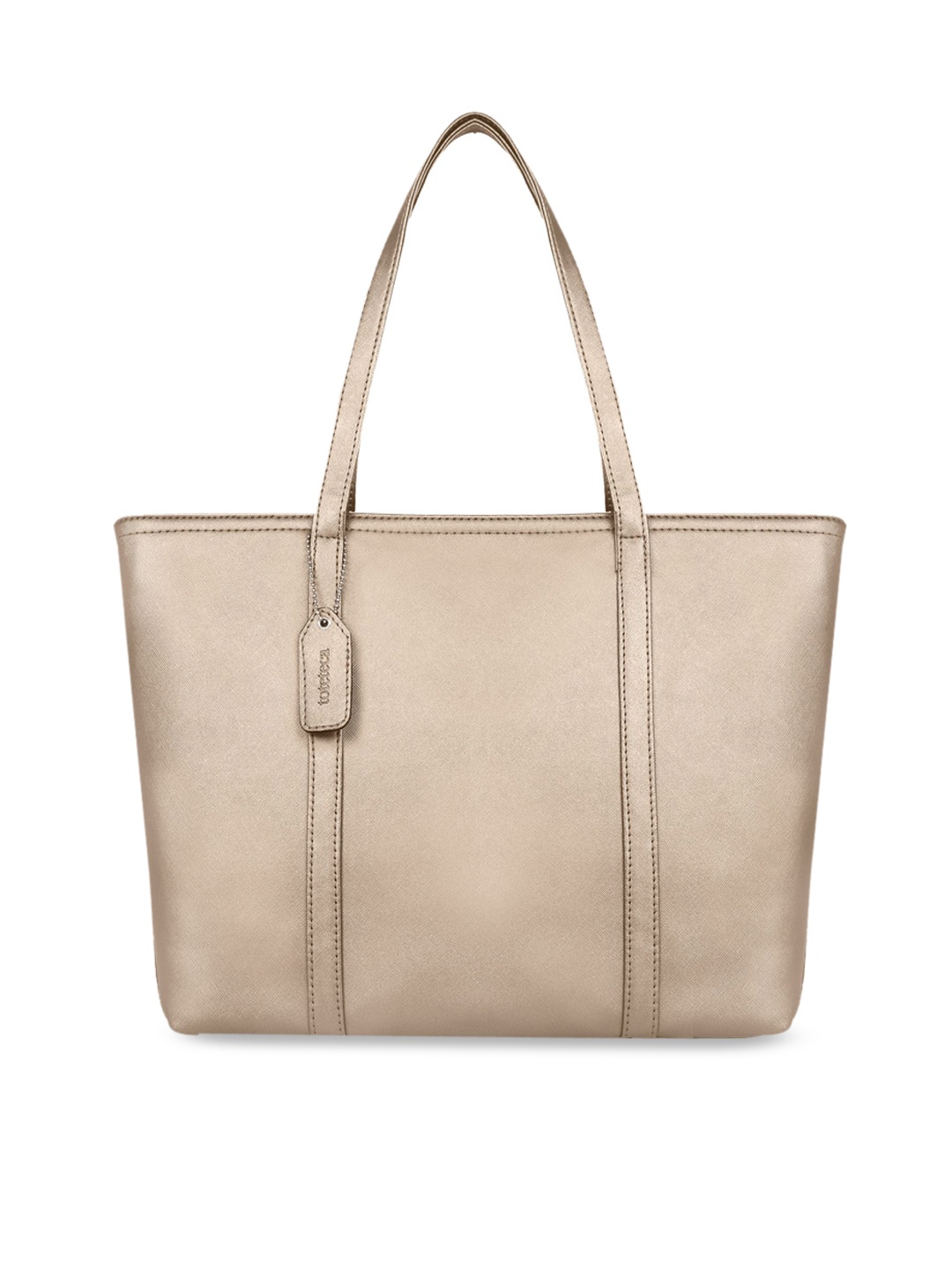 

Toteteca Beige Solid Shoulder Bag