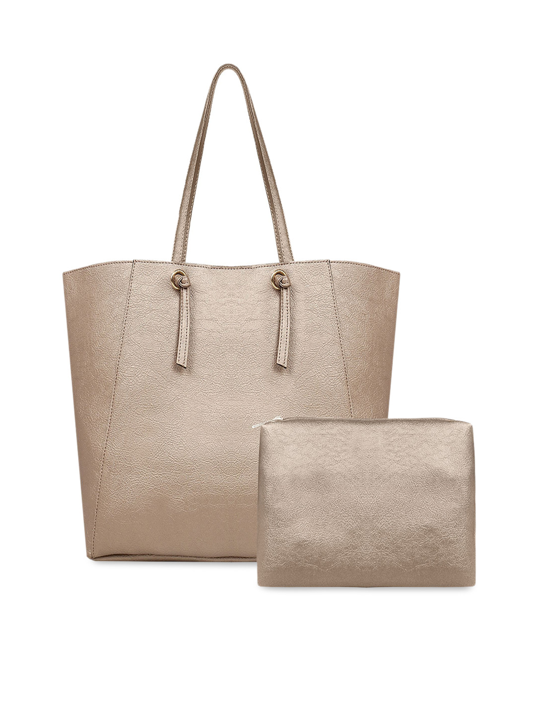 

Toteteca Gold-Toned Solid Shoulder Bag