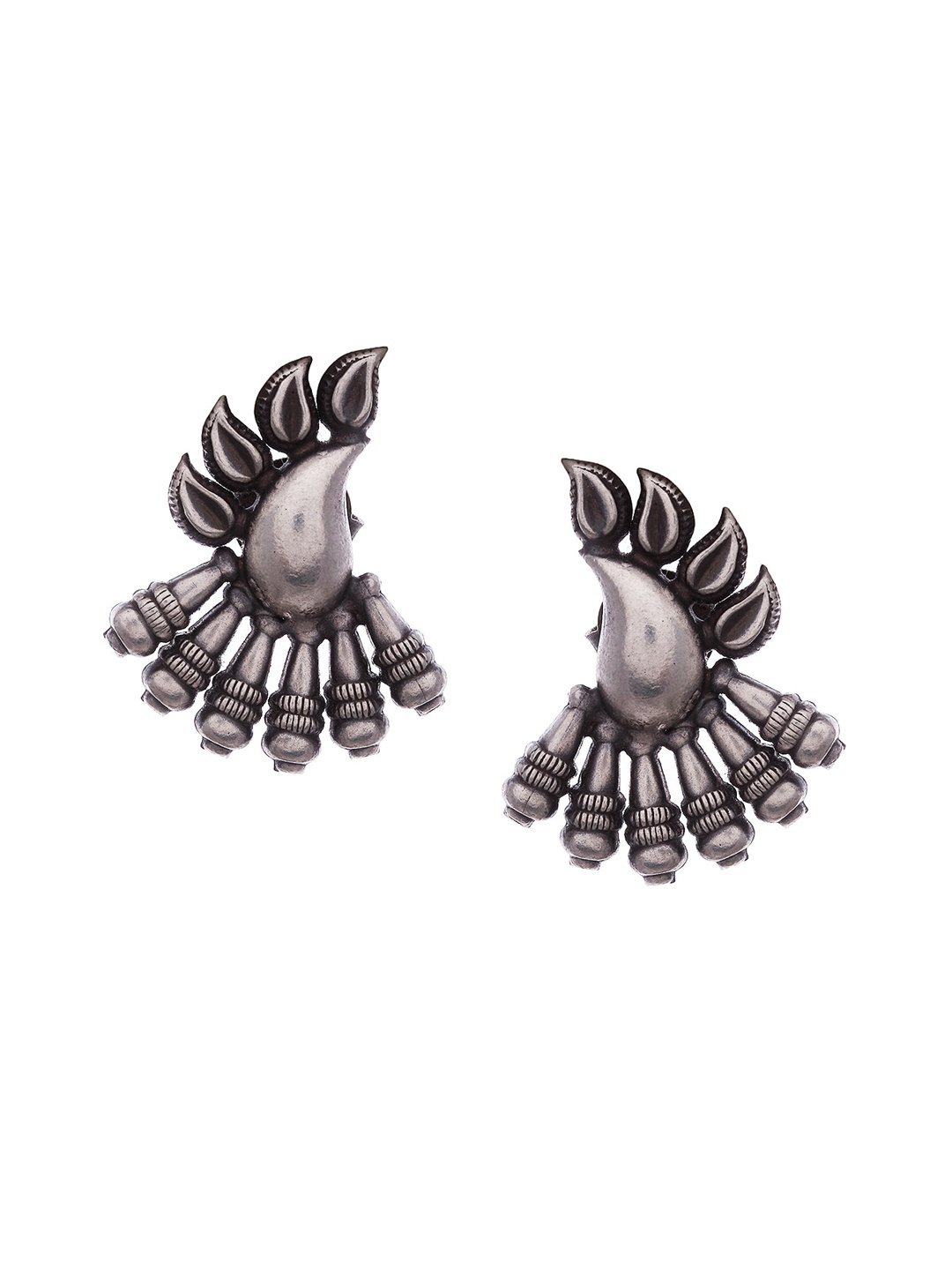 

Silvermerc Designs Silver-Plated Spherical Drop Earrings